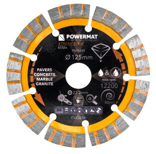 TARCZA DIAMENTOWA SEGMENTOWA 125MM PM-TDCS-1255T