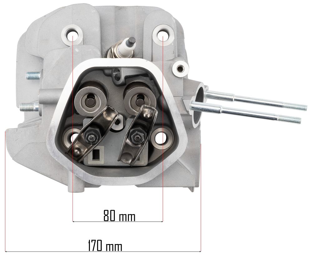 Розміри головки циліндра POWERMAT GX390