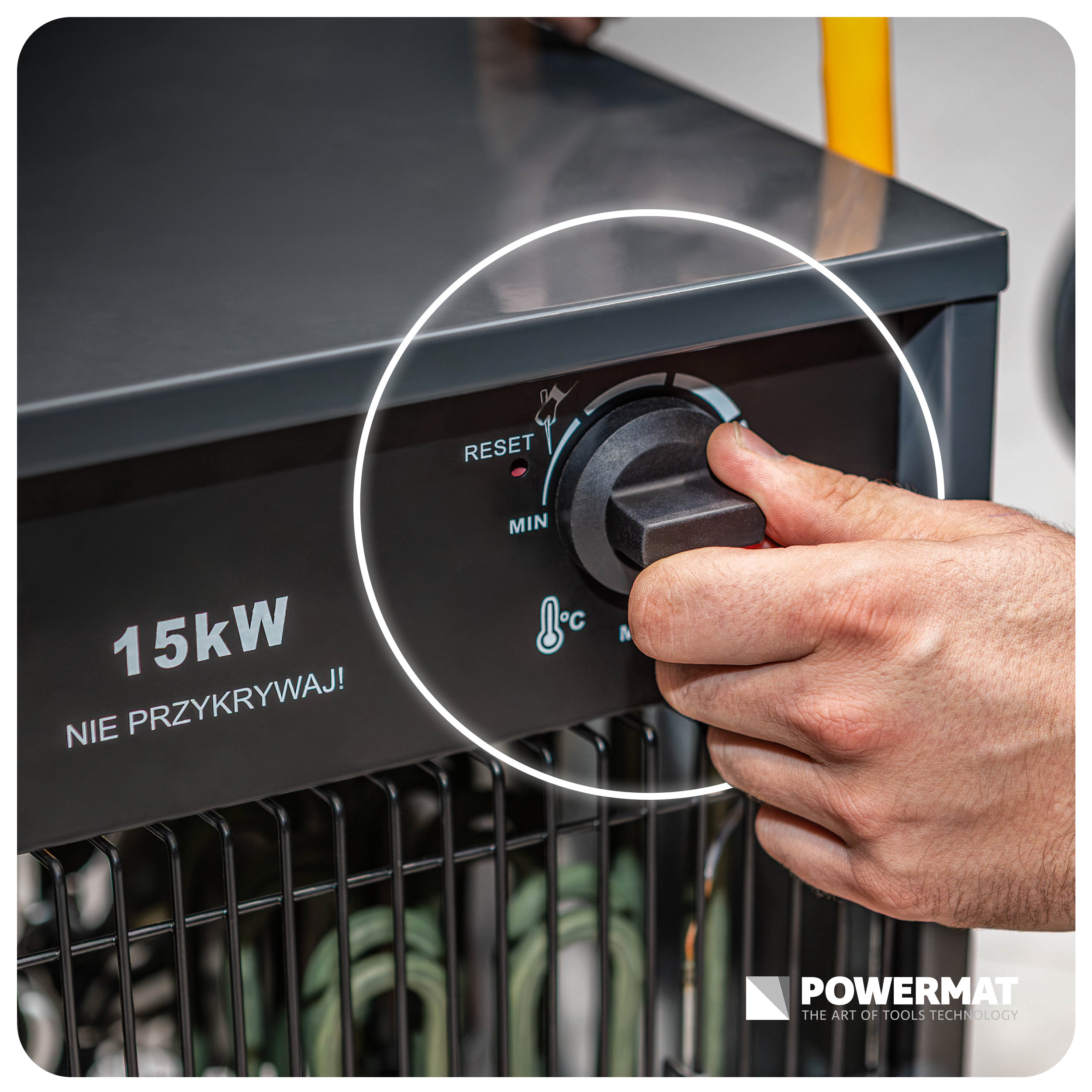 ELEKTRICKÉ TOPIDLO VENTILÁTOR FARELKA 15kW 400V PM-NAG-15EDN