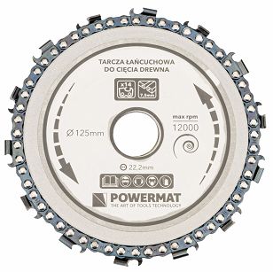 Tarcza łańcuchowa do drewna 125mm x 22,2mm 14 zębów