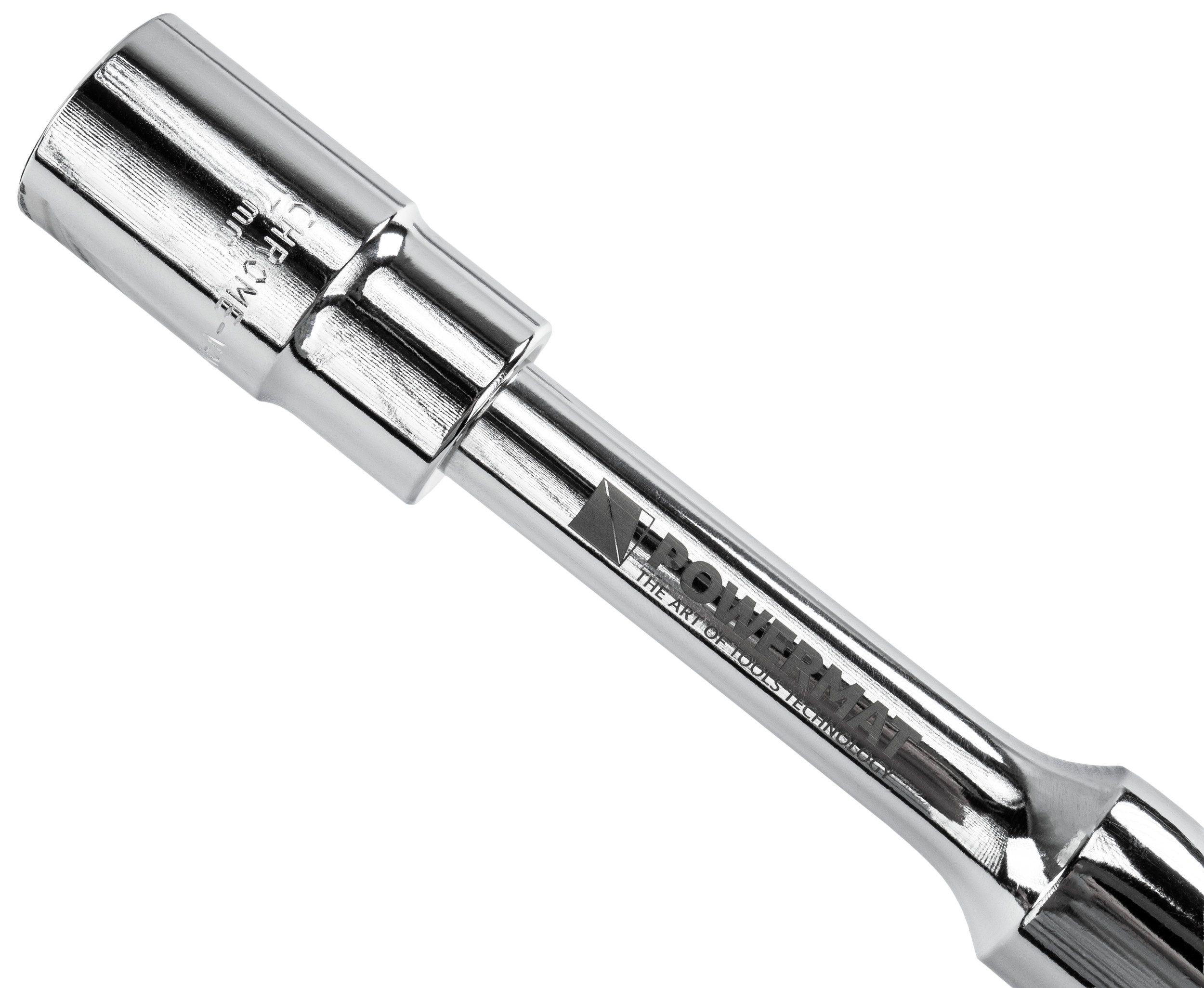 SKLÁDACÍ KŘÍŽOVÝ KLÍČ NA KOLA 1/2" + HLAVICE PM-KLDK-400T