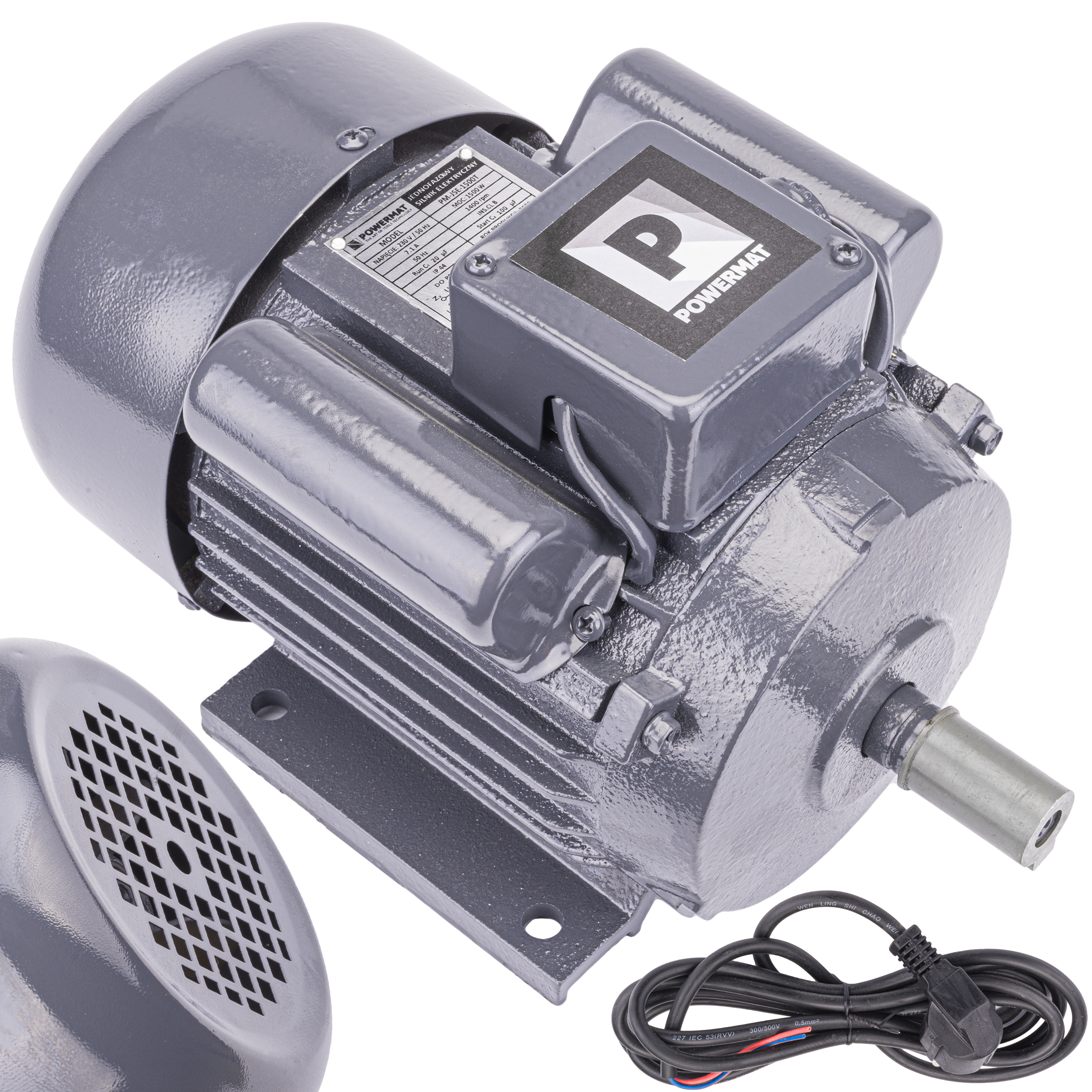 Jednofázový elektromotor 1,5kW 1400RPM PM-JSE-1500T