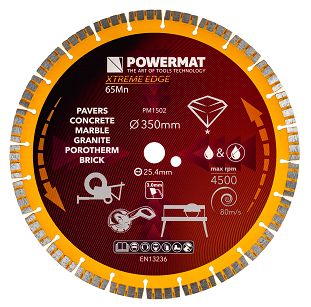 TARCZA DIAMENTOWA 350mm PM-TDCS-3501T