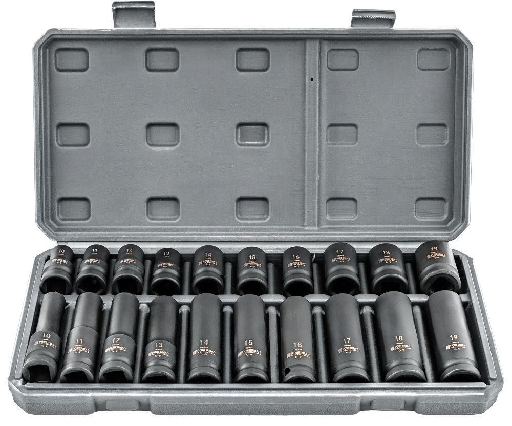 Sada rázových hlavic HEX