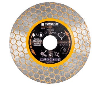 TARCZA DIAMENTOWA HEX DO CERAMIKI 125MM PM-TDCS-1256T