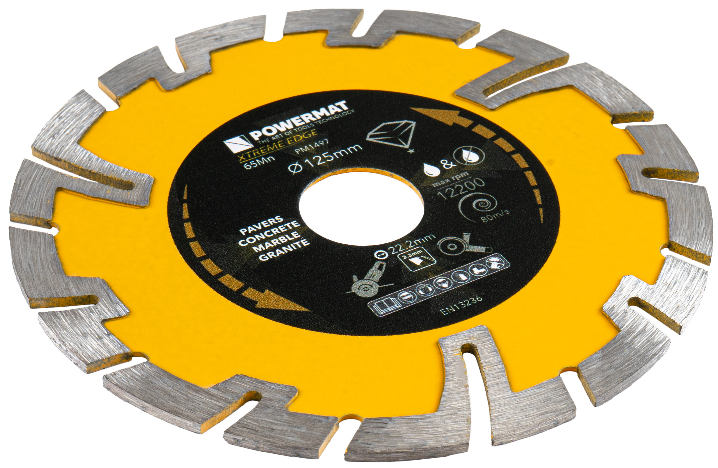 DIAMANTOVÝ SEGMENTOVÝ KOTOUČ 125MM PM-TDCS-1254T