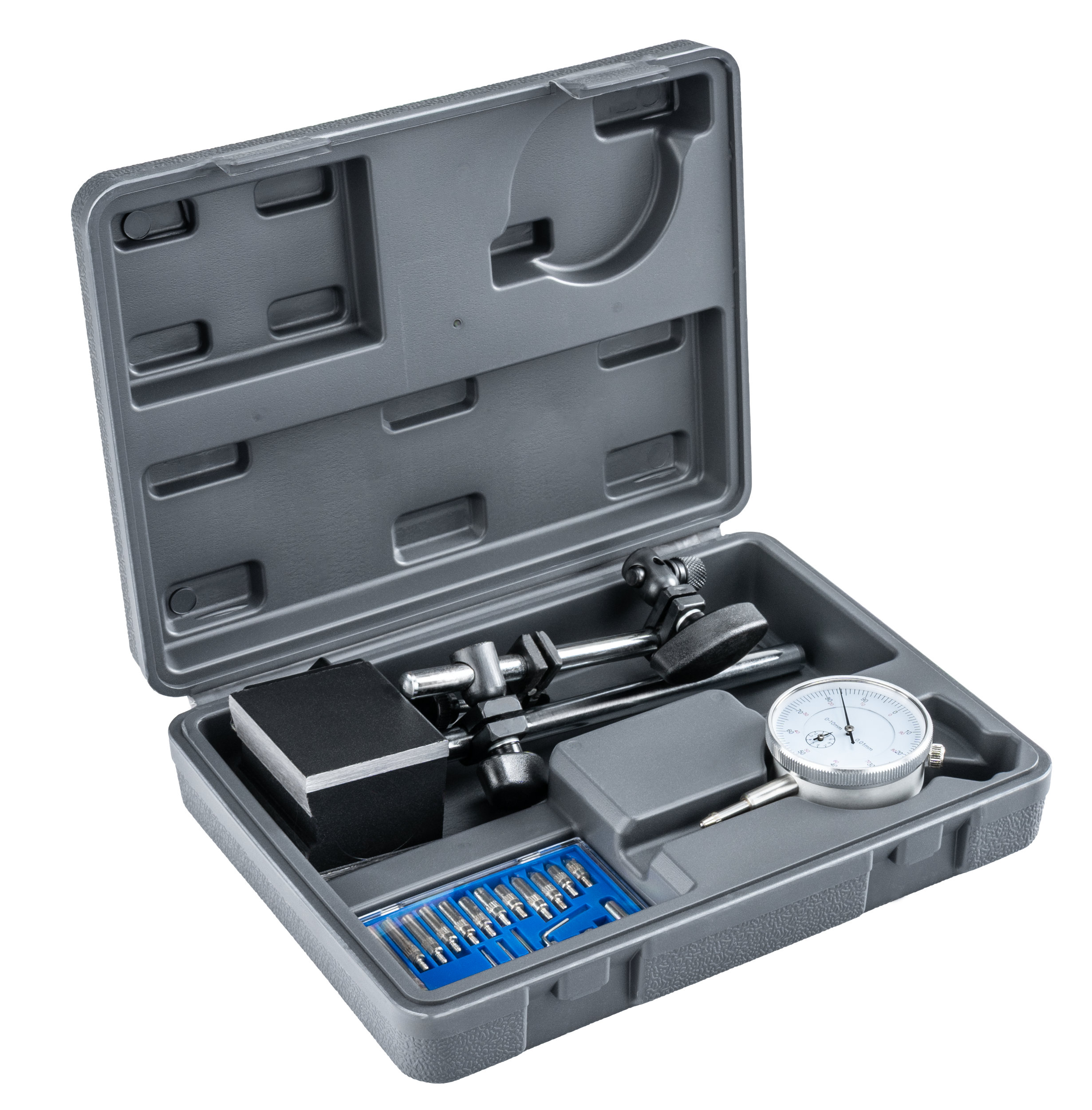 ČÍSELNÍKOVÝ ÚCHYLKOMĚR MAGNETICKÝ STOJAN 0-10mm PM-CZ-10T
