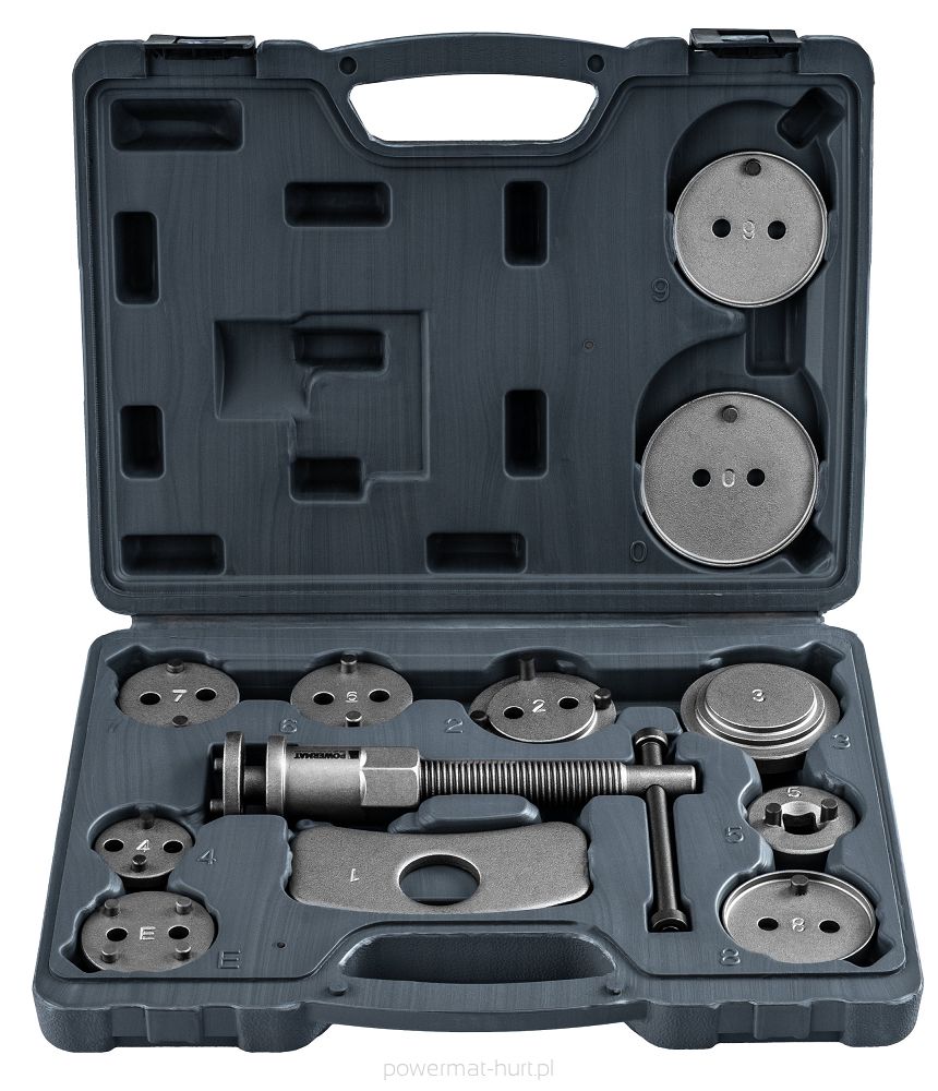 ZESTAW DO WYCISKANIA TŁOCZKÓW HAMULCOWYCH 12el. PM-ZWT-12T