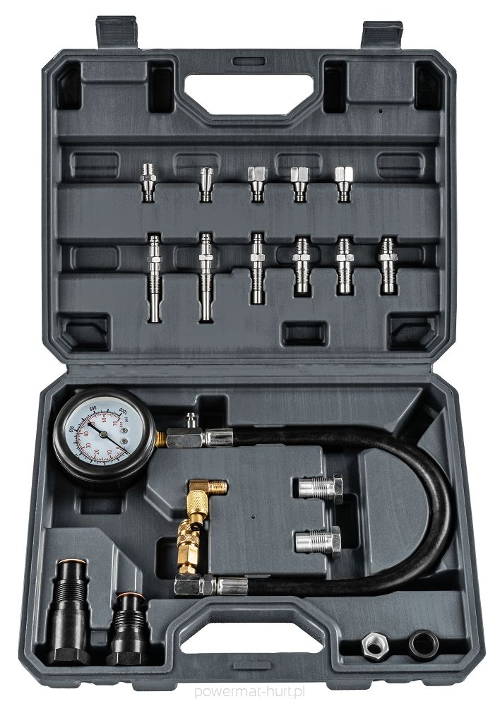 MIERNIK CIŚNIENIA SPRĘŻANIA DIESEL (ZESTAW 19el.) PM-MCSD-19T