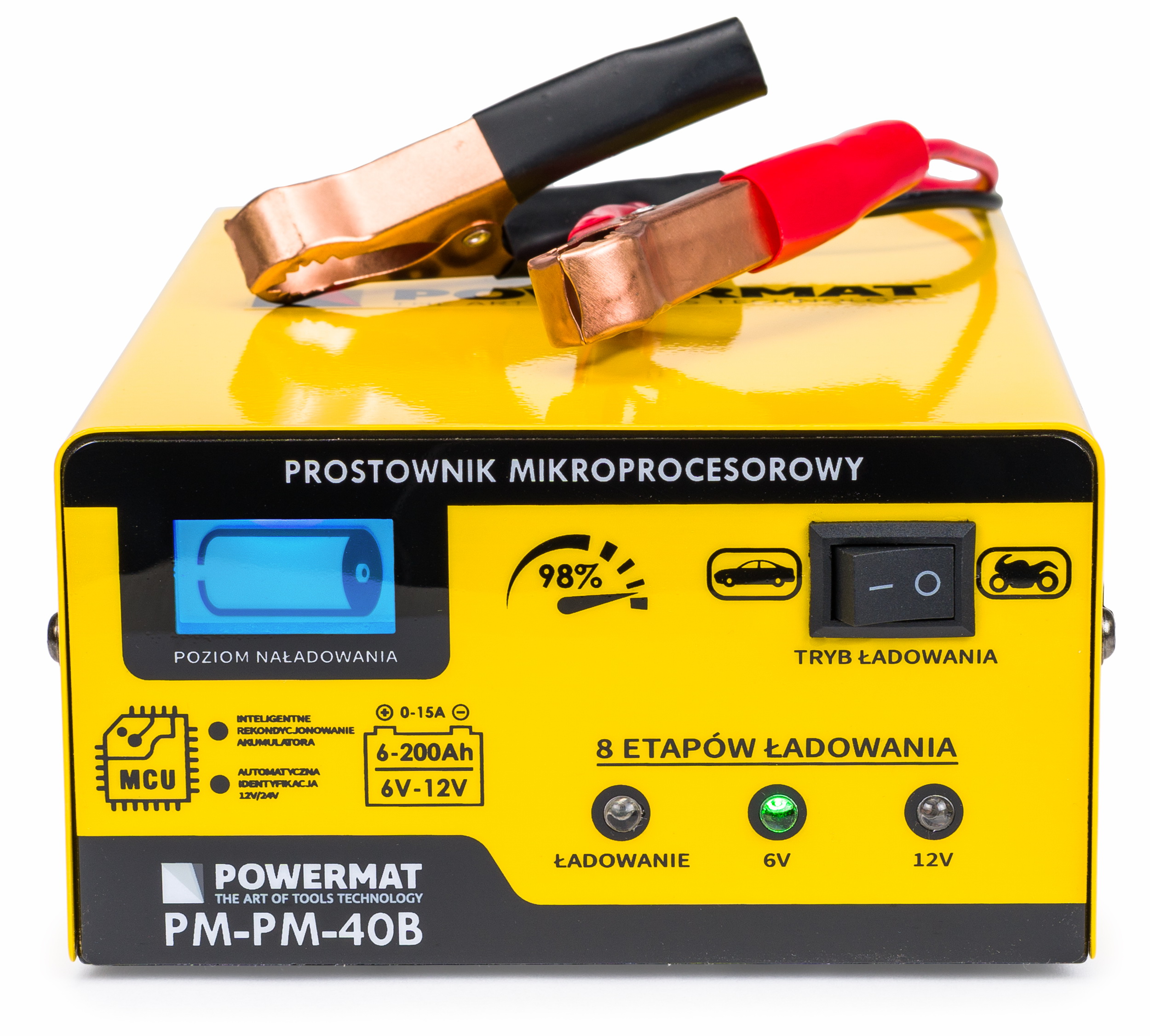 Batériový mikroprocesorový usmerňovač 6/12V PM-PM-40B