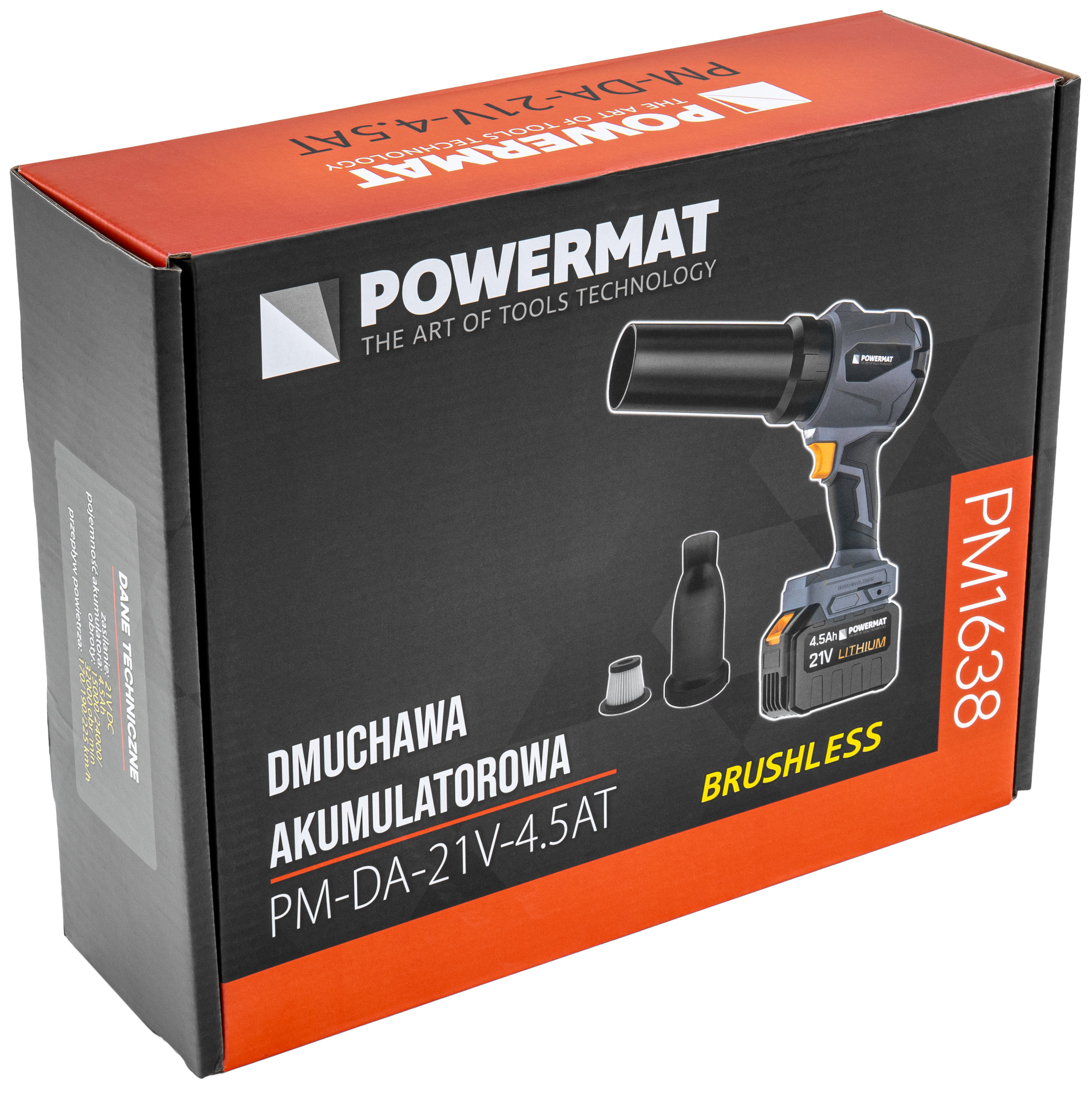 AKUMULÁTOROVÝ FUKAR PM-DA-21V-4.5AT