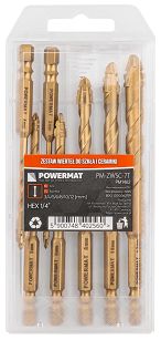 WIERTŁA DO SZKŁA GRESU (ZESTAW 7el.) 3-12mm PM-ZWSC-7T